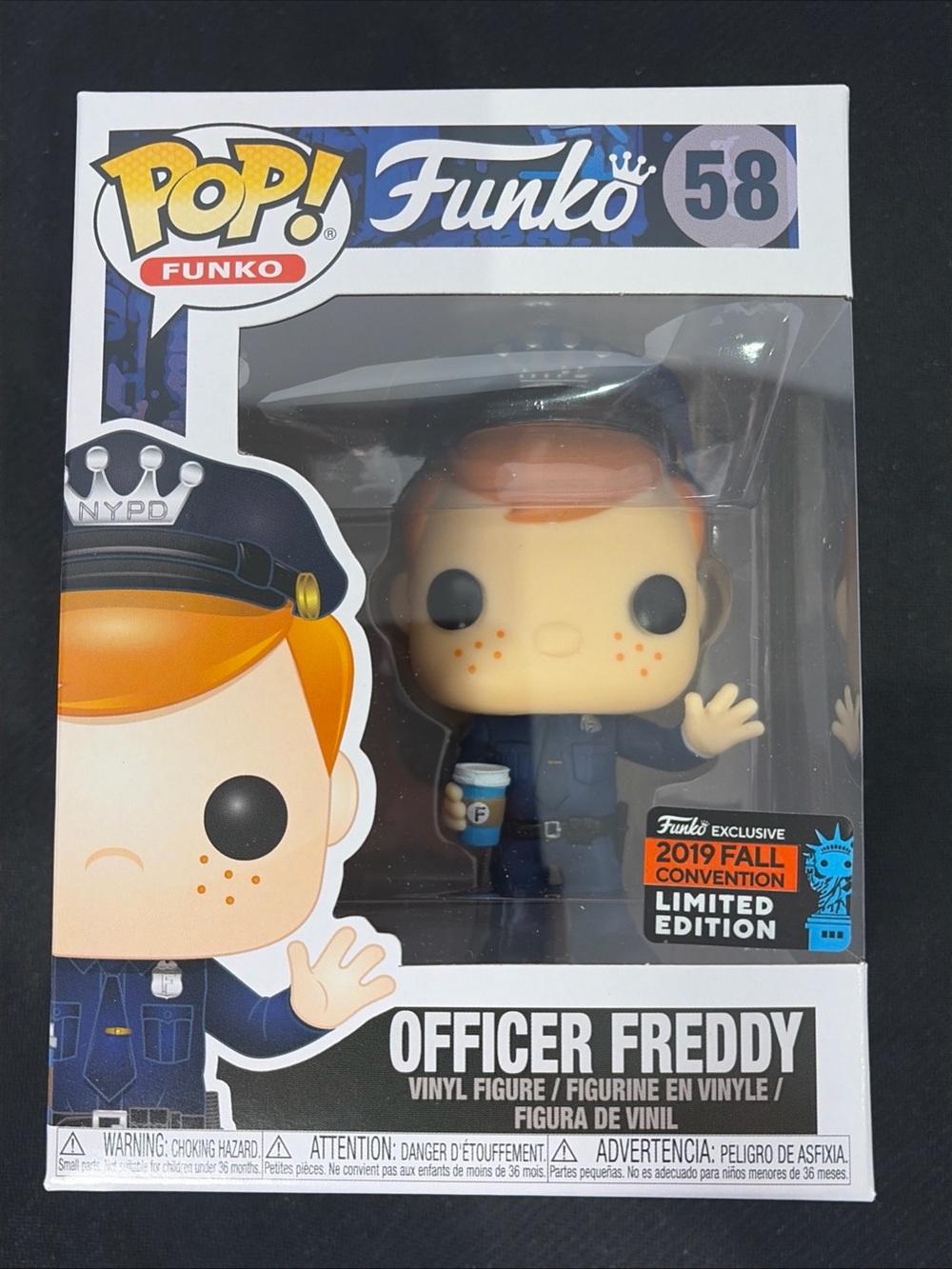 Funko Pop Officer Freddy #58 2019 Fall Convention Exclusive